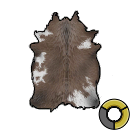 Bated Excellent Brown Cow Hide