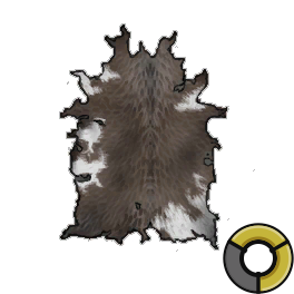Bated Robust Brown Cow Hide