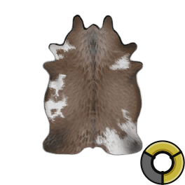 Bated Superior Brown Cow Hide