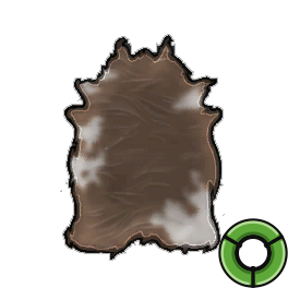 Excellent Brown Cow Leather