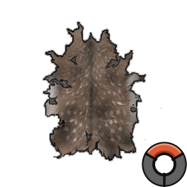 Limed Average Deer Hide