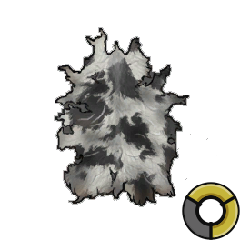Limed Average White Cow Hide