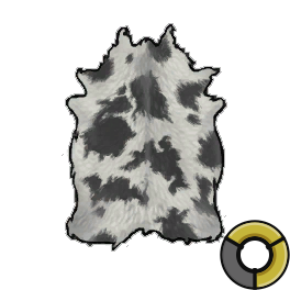 Limed Excellent White Cow Hide