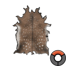 Limed Fine Deer Hide