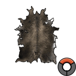 Limed Moderate Buffalo Hide