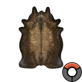Limed Perfect Buffalo Hide