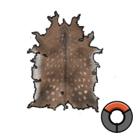 Limed Robust Deer Hide