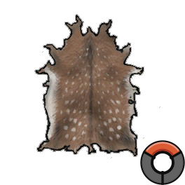 Limed Sturdy Deer Hide