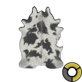 Limed Superior White Cow Hide