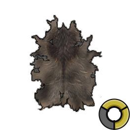 Scraped Average Bison Hide