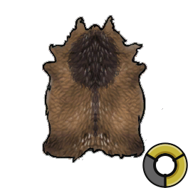 Scraped Excellent Bison Hide