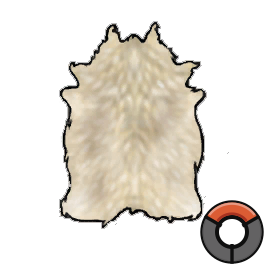 Scraped Excellent Sheep Hide