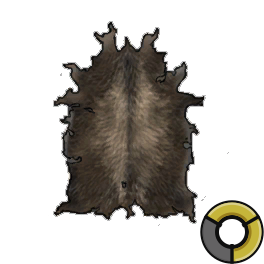 Scraped Robust Buffalo Hide