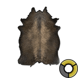 Scraped Strong Buffalo Hide