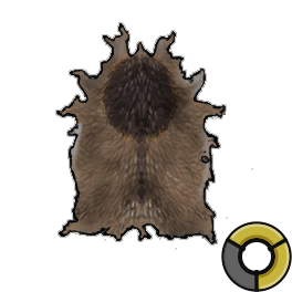 Scraped Sturdy Bison Hide