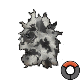 Soaked Average White Cow Hide