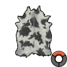 Soaked Excellent White Cow Hide
