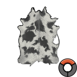 Soaked Strong White Cow Hide