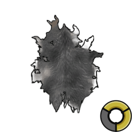 Tanned Basic Black Cow Hide