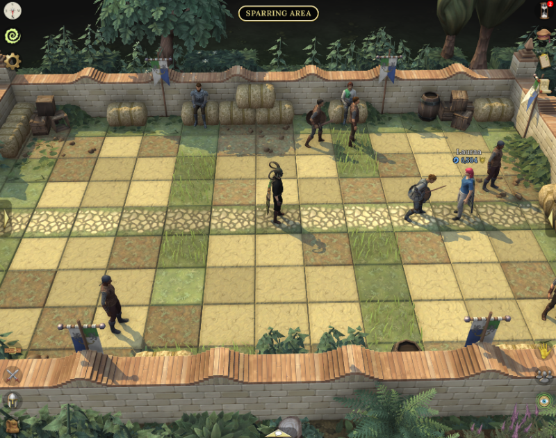 Sparring Area