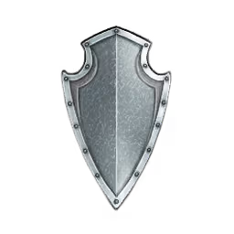 45 to 50 Metal Kite Shield