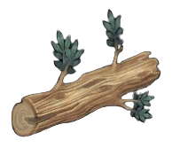 Moderate Hickory Log