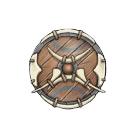 10 to 14 Average Wooden Round Shield