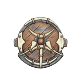 15 to 19 Fine Wooden Round Shield
