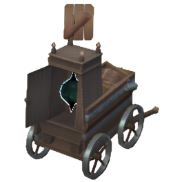 Timber Bank On Cart