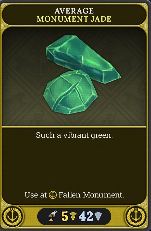 Avarage Monument Jade