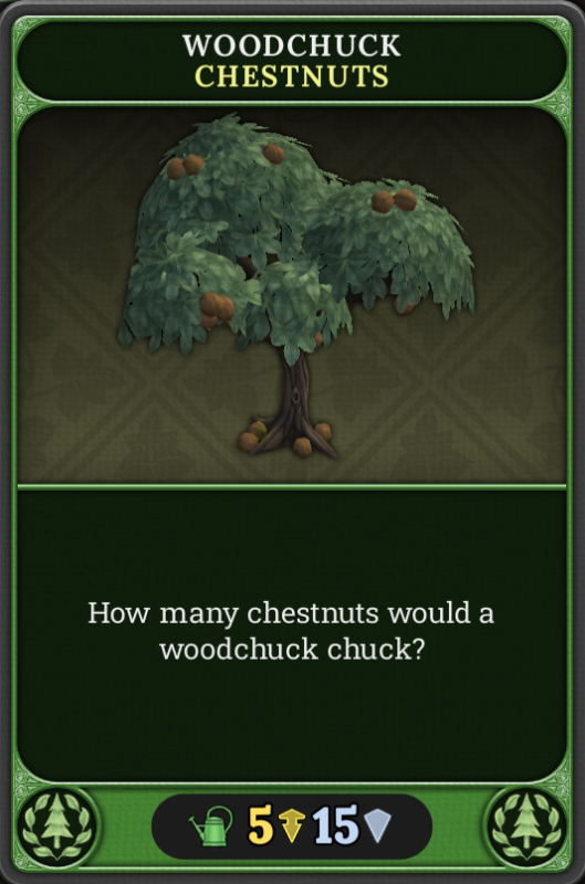 Woodchuck Chestnut