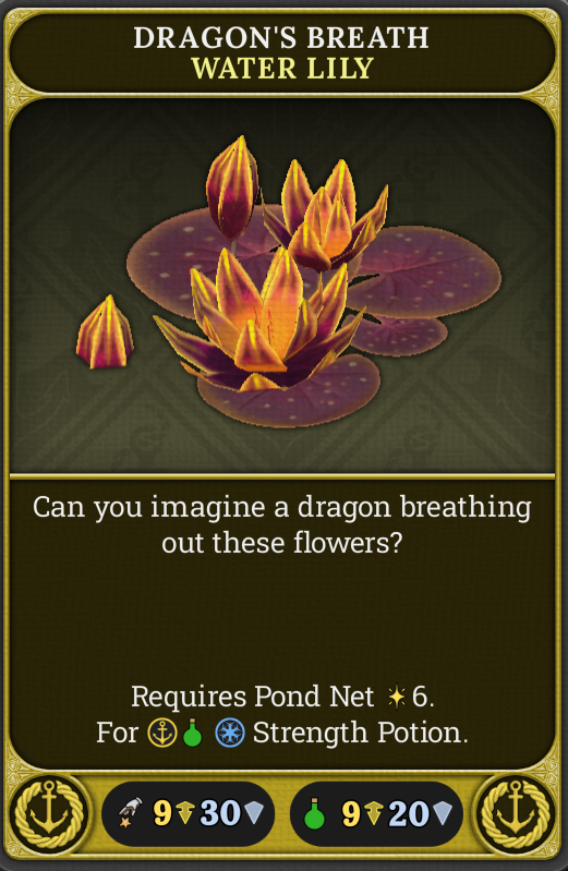 Dragon's Breath Waterlily