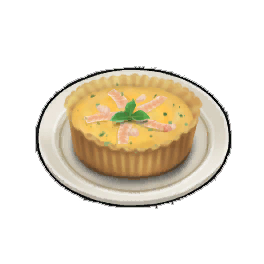 Orange Salmon Quiche