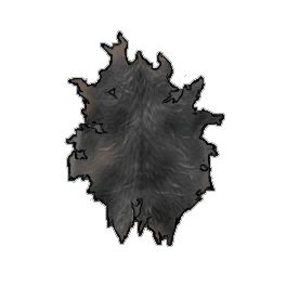 Basic Black Cow Hide