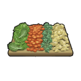 Supreme Raw Chopped Vegetables