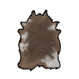 Excellent Brown Cow Leather