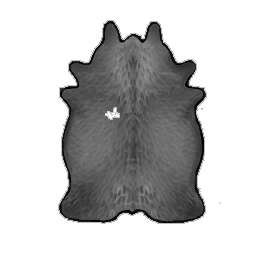 Superior Black Cow Hide