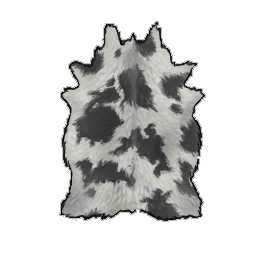 Strong White Cow Hide