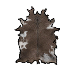 Sturdy Brown Cow Hide