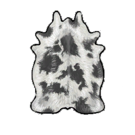 Perfect White Cow Hide
