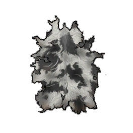 Average White Cow Hide
