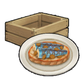 Blue Mackibut on Toast