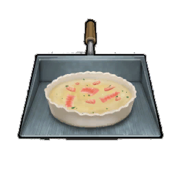 Sockeye Raw Salmon Quiche