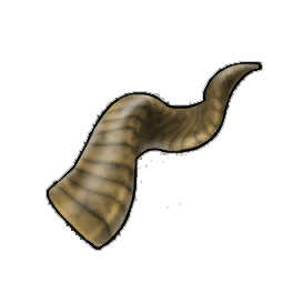 Hooked Goat Horn