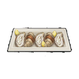 Beach Oysters with Lemon Juice