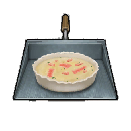 Sockeye Raw Salmon Quiche