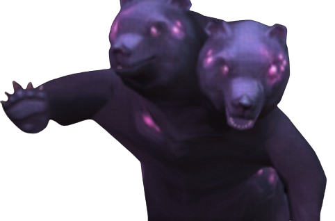 Giant Two Headed Bear