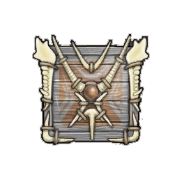 Sturdy (25 to 29) Wooden Square Shield
