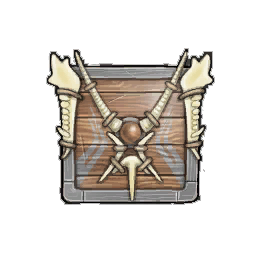 Average (10 to 14) Wooden Square Shield