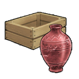 Red Marble Vases